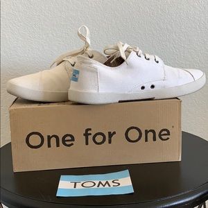 Toms Off White Canvas